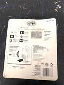 Hampton bay HB-7776-02 Wireless Plug-In Doorbell Kit with LED Night Light and Wireless Push Button, White