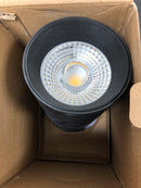 Nora Lighting NTE-865L940FB/L MAX L-Track 9" Tall 4000K LED Rail Head - Black