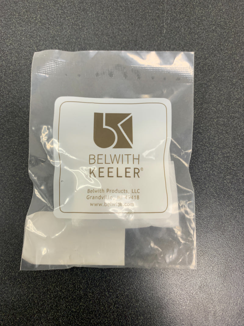 Belwith Keeler B076303GC-14 Chrysalis 1-7/8 Inch Bar Cabinet Knob - Polished Nickel With Cerulean Glass