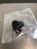 Franklin Brass Fulton 1-3/16 Inch Mushroom Cabinet Knob - Pack of 10 - Matte Black