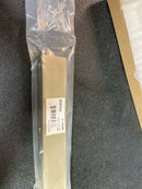 Emtek 87130US4 Modern Edge 8 Inch Center to Center Finger Cabinet Pull from the Contemporary Collection - Satin Brass