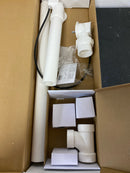 Kohler K-7213-2MB Clearflo 1-1/2" Tub Drain Kit - with Overflow and PVC - Vibrant Brushed Moderne Brass