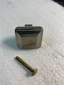 Top Knobs TK671BSN Podium 1-1/8 Inch Square Cabinet Knob from the Transcend Collection - Brushed Satin Nickel