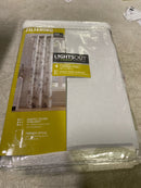 Lightsout with enershield technology HDBLMNG-107-466 Blooming Natural 38 in. W x 84 in. Printed Grommet Light Filtering Curtain (Single Panel)