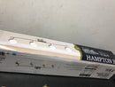 Hampton bay HBT102527B-35 2.6 ft. 4-Light Brushed Nickel Integrated LED Fixed Track Lighting Kit