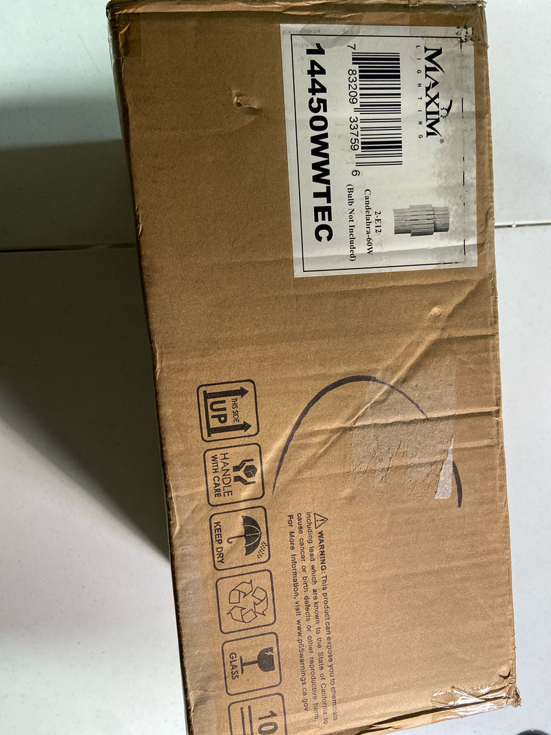 Maxim 14450WWTEC Satori 2 Light 14" Tall Wall Sconce - Ecru