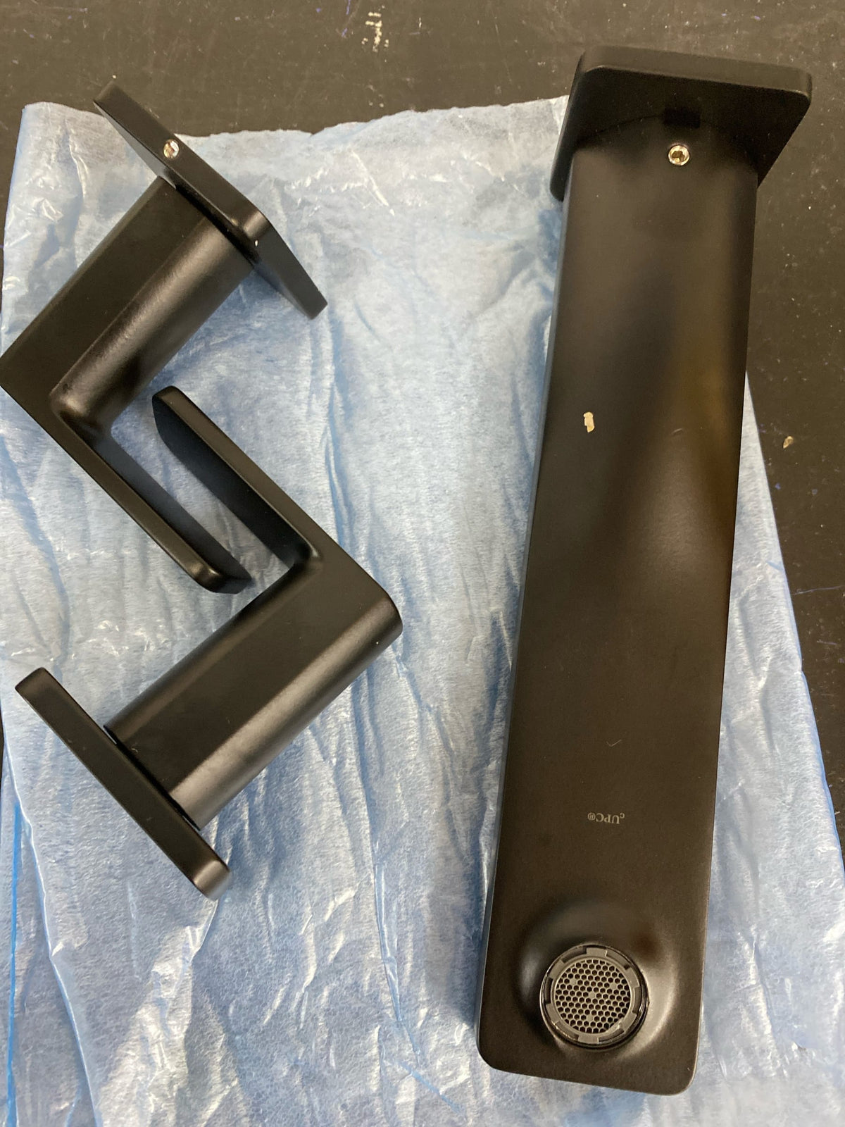 Kohler K-T23491-4-BL Parallel Wall Mounted Tub Filler - Matte Black