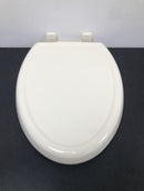 American Standard 5350110.021 Cadet 3 Elongated Slow Close Toilet Seat with Cover and EverClean Surface - Bone
