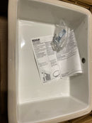 Kohler Verticyl 17-1/8" Rectangular Vitreous China Undermount Bathroom Sink with Overflow