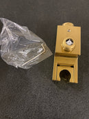 Kohler K-26310-2MB Statement Wall-Mount Handshower Holder with Supply Elbow and Check Valve - Vibrant Brushed Moderne Brass