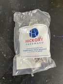 Hickory Hardware P60010F-SN Self Closing Semi-Concealed Hinge 1/4 Inch Overlay - Cabinet Hardware Hinge Easy Installation - Partial Wrap with 170° Opening Face Frame - Satin Nickel Finish 1 Pair