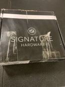 Signature Hardware SHRS1025RBN 2.5 GPM 10" Wide Contemporary Rain Shower Head - Brushed Nickel
