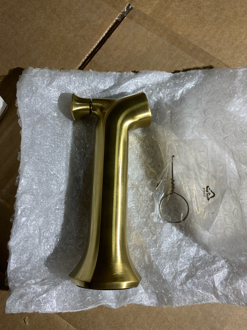 Kohler K-27023-2MB Occasion 6-3/4" Integrated Diverter Tub Spout - Vibrant Brushed Moderne Brass