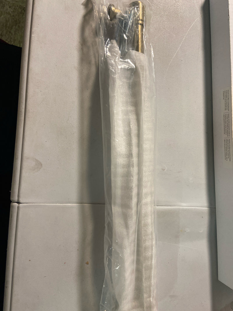 Signature Hardware 489613 Lazzara 12-5/8 Inch Center to Center Hammered Bar Cabinet Pull - Golden Champagne