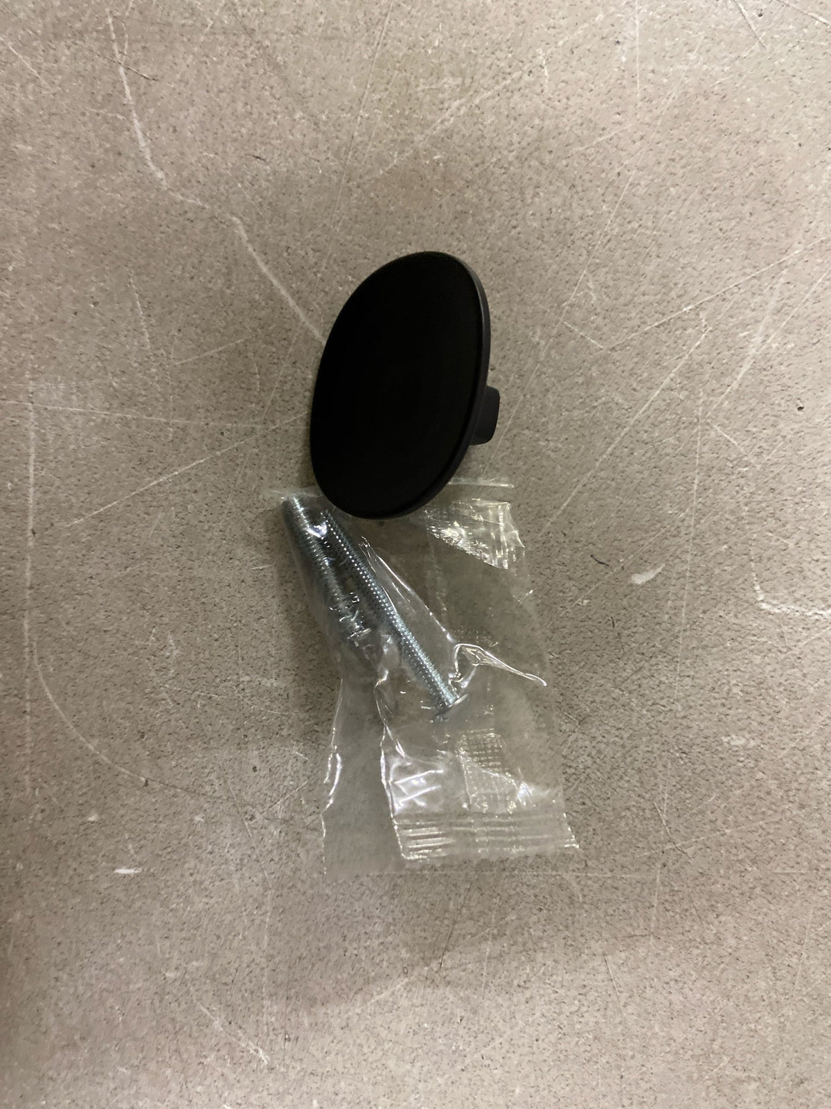 Amerock BP36810MB Concentric 1-9/16 Inch Mushroom Cabinet Knob - Matte Black