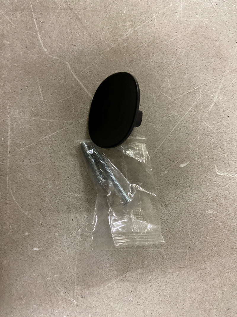 Amerock BP36810MB Concentric 1-9/16 Inch Mushroom Cabinet Knob - Matte Black