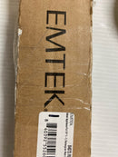 Emtek 84073.RECUS19.SMUS19 Smooth 36 Inch Center to Center Bar Appliance Pull with Rectangular Stem from the SELECT Collection - Flat Black / Flat Black Stem