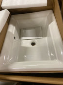 Kohler K-21781-0 Artifiacts 21" Rectangular Drop-in Bathroom Sink, White