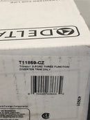 Delta Trinsic Three Function Diverter Valve Trim Less Rough-In Valve - Two Independent Positions, One Shared Position