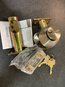 Emtek 8450US15 Regular Style Classic Brass Single Cylinder Deadbolt - Satin Nickel