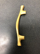 Belwith Keeler B076037-BGB Olivet 3" Center to Center Organic Curved Cabinet Bar Handle / Drawer Bar Pull - Brushed Golden Brass