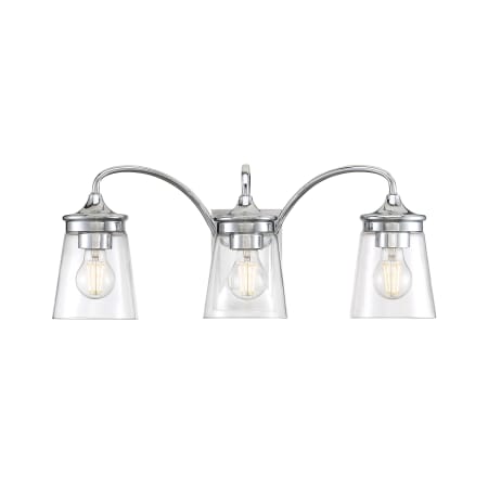 Park Harbor La Maida 3 Light 23" Wide Bathroom Vanity Light