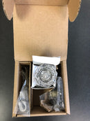 Baldwin Crystal Non-Turning One-Sided Dummy Door Lever with Square Rose