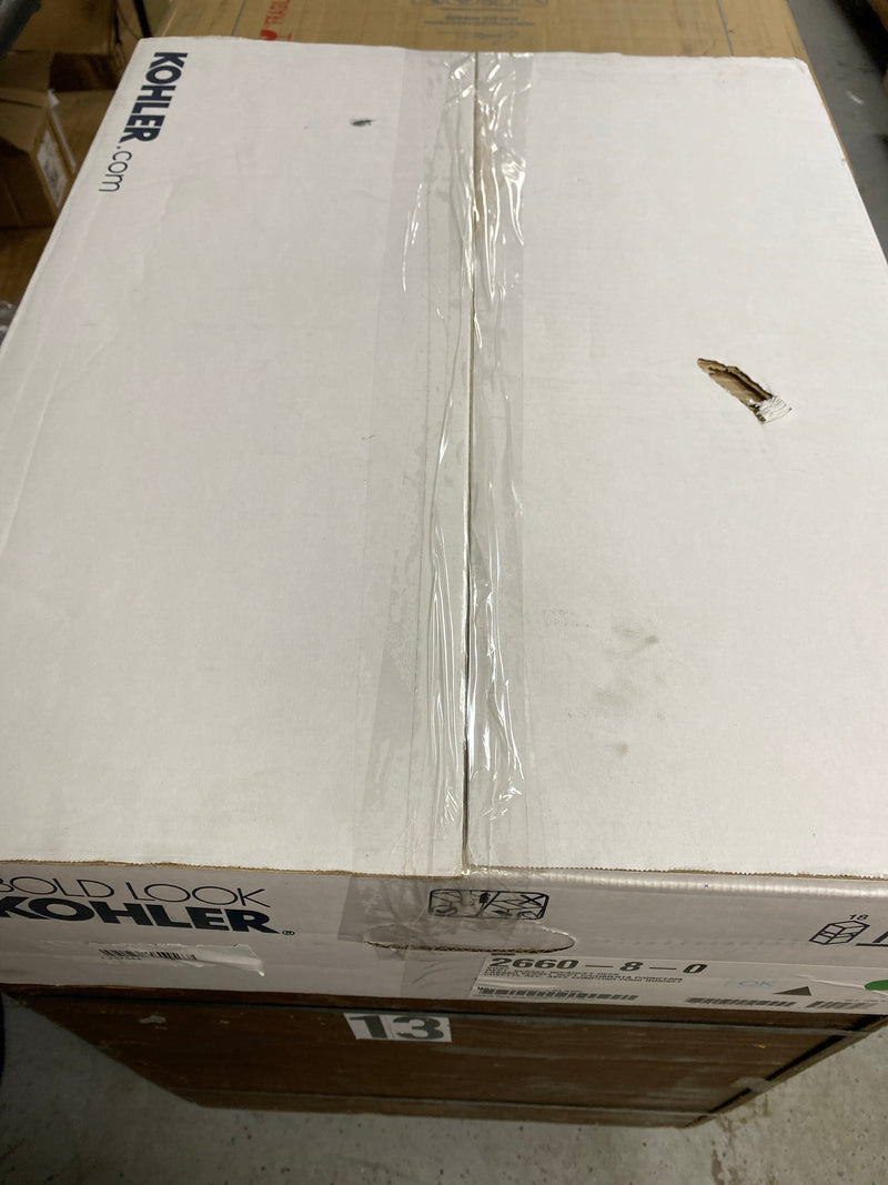 Kohler K-2660-8-0 Vox 22" Vessel / Drop In Sink with Overflow - White