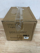 Minka Lavery 5721-77 1 Light 8.5" Height Bathroom Sconce with Clear Seeded Shade from the Seeded Bath Art Collection - Chrome