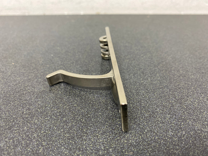 Baldwin 0465056 3/4 Inch x 3-7/8 Inch Solid Brass Edge Pull - Satin Nickel