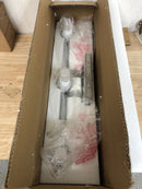 Justice Design Group FSN-8443-55-OPAL-NCKL-LED3-2100 Fusion 3 Light 26" Wide LED Bathroom Vanity Light with Rectangle Opal Shades from the Era Series - Brushed Nickel