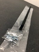 Emtek 86710US19 Warwick 12 Inch Center to Center Handle Cabinet Pull from the Modern Rectangular Collection - Flat Black