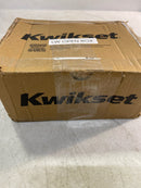 Kwikset Balboa Entry Door Handle with Lock and Key, Secure Keyed Reversible Lever Exterior, for Front Entrance and Bedrooms, Satin Nickel, Pick Resistant Smartkey Rekey Security and Microban
