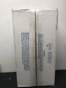 Justice Design Group FSN-8923-30-SEED-DBRZ Fusion 3 Light 27" Wide Bathroom Vanity Light with Oval Seeded Shades - Dark Bronze