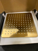 Signature Hardware SHRS1225SBG Modern 2.5 GPM 12" Single Function Rain Shower Head - Brushed Gold