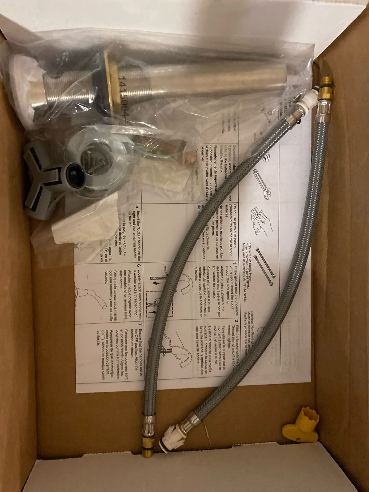 Kohler K-27399-4-SN Riff 1.2 GPM Widespread Bathroom Faucet - Vibrant Polished Nickel