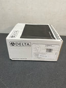 Delta T14059-BL-PP Modern Cylindrical 1-Handle Wall Mount Valve Trim Kit in Matte Black (Valve Not Included)