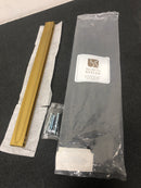 Belwith Keeler B075645-BGB Ingot 12 Inch (304.8 mm) Center to Center Solid Block Rectangular Cabinet Pull / Drawer Handle with Finger Indents - Brushed Golden Brass