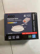 Juno WF4 REG SWW5 90CRI MW M6 Contractor Select WF4 REG SWW5 4 in. Selectable CCT Ultra Slim Canless Integrated LED White Recessed Light