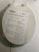 PROFLO PFTSWE1001 Round Closed-Front Toilet Seat and Lid - White