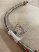 Sharkbite UR3086FX24 Max 3/4 in. Push-to-Connect x 1 in. Fip x 24 in. Braided Stainless Steel Water Softener Connector