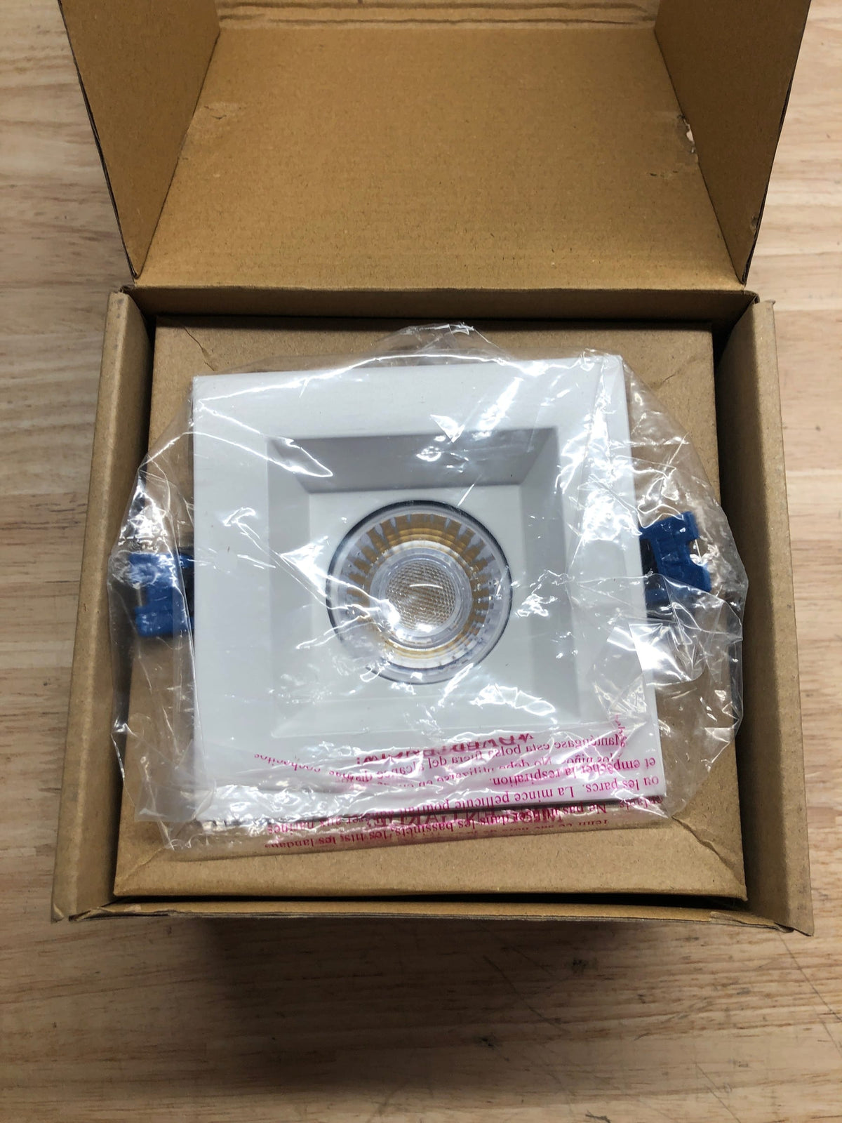 DALS Lighting RGR4SQ-CC-V-WH RGR 4" Integrated LED Square Canless Recessed Light - White