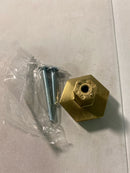 Amerock BP36872BBZ Caliber 1-1/4 Inch Geometric Cabinet Knob - Golden Champagne