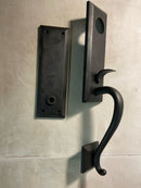 Baldwin 85355402LFD Left Handed Stonegate Dummy Set Handleset with Classic Interior Lever - Distressed Oil Rubbed Bronze