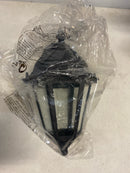 Forte 1761-01-04 One Light Outdoor Lantern, Black