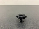 Liberty Hardware PBF808Y-FB-C Beaded 1-1/2 Inch Mushroom Cabinet Knob - Matte Black