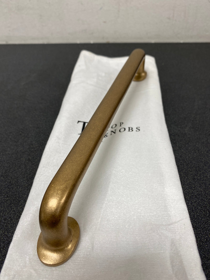 Top Knobs M1396 Rounded 9 Inch Center to Center Handle Cabinet Pull from the Aspen Collection - Light Bronze