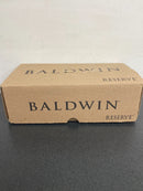 Baldwin PSROUCRR150 Round Passage Door Knob Set with Modern Round Rosette from Reserve Collection - Satin Nickel