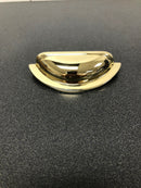 Baldwin 4424003BIN Cup 4 Inch Center to Center Cup Cabinet Pull from the Estate Collection - Lifetime Polished Brass