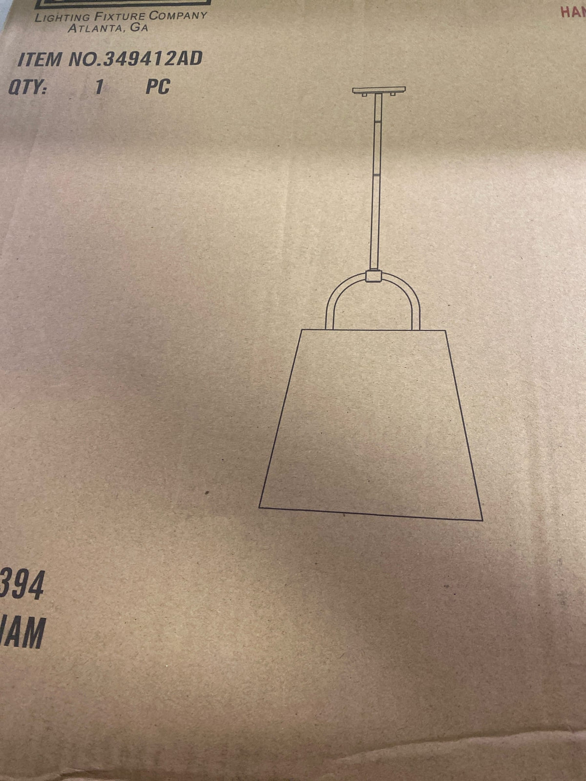 Capital Lighting 349412AD Brody 16" Wide Pendant - Aged Brass